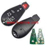 For Chry 5+1 button remote key with 433Mhz PCF7941 Chip FCCID:M3N5WY783X