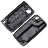 For Peugeot ASK 3 button flip remote key with VA2 307 blade (With Light button)  433Mhz PCF7941 Chip (Before 2011 year)