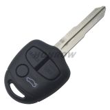 For Mit 3 button remote key blank with Left Blade
