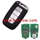 For Hyundai 4 Button keyless remote key with 434Mhz 46-pcf7952 chip CMIIT ID: 2010DJ1689