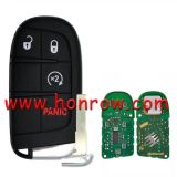 Origianl For Fiat 3+1 Smart Keyless Remote Key with 433.92MHz ASK PCF7953M / HITAG AES / 4A CHIP  FCC ID: M3N-40821302