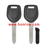 For Mitsubishi transponder Key shell with left blade Without Logo 