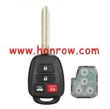 For Toy 4 Button remote key with 314MHz H Chip  FCCID:GQ4-52T