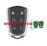 For Cadill smart keyless 6 button remote key with 433mhz FCC ID: HYQ2EB P/N: 13598512