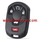 For Cadill  5 button remote key with 315Mhz  ID46 chip  FCC ID: M3N65981403 IC: 267F-65981403 P/N: 15212383 / 15212382