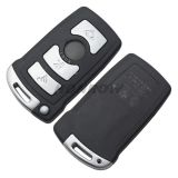 For BMW 7 series 4 button remote key blank with blade Removable battery back cover