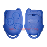 For Ford blue 3 button remote key blank can put logo
