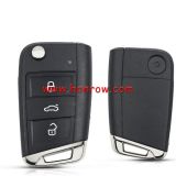 For Original VW MQB  3 button smart remote key blank