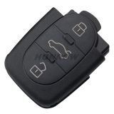 For Au 3 button remote key shell without panic (1616 battery Small battery)