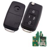 KEYDIY VW style F02 4+1  button remote key for KD900 URG200 KDX2 KD MAX to produce any model remote