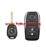 For Toy 2 button Modified Flip Car Key Shell with TOY43 blade