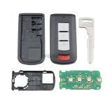 After Maket For Mitsubishi 3+1 button keyless smart remote key with 434mhz & PCF7952 chip CBD-644M-KEY-E 3G-2  CMII ID:2012DJ3230 743B CE1731