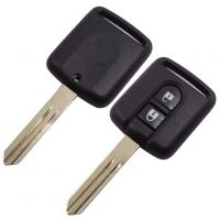 For Nis 2 button remote key blank (No Logo) （the plastic part is square）