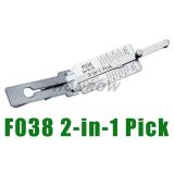 Original Lishi FO38 For Ford, Lincoln lock pick and decoder  together 2 in 1 genuine with best quality
