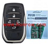 For Toyota Lonsdor 8A P0120 5 button smart key ,support frequency :314.35/315.1Mhz,312.5/314Mhz,433.58/434.42Mhz