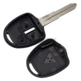 For Mit 3 button remote key blank with Left Blade Without Logo