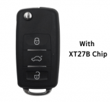 Xhorse XEB510EN Super Remote Key VW B5 Flip 3 Button Built-in XT27B Super Chip