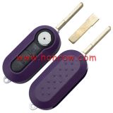 For Fi 3 button flip remote key blank (Purple  Color)