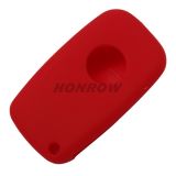 For Fiat 3 button Silicone case (red color) (MOQ:50pcs)