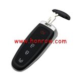 For Ford 3+1 button remote key blank without logo