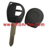 For Suz Swift 2 button remote key blank Without Logo