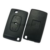 For Peu 2 button flip remote key shell (MIT11R)