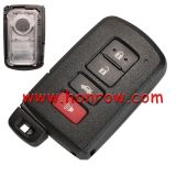For Toy 3+1 button smart remote key shell with white Battery holder ,the button is square