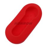 For Fiat Silicone case (Red color) (MOQ:50pcs)