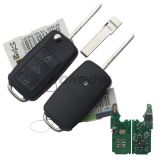 For Au A8 3+1 button flip Remote key with 433Mhz