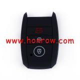 For Kia 3 button silicon case black