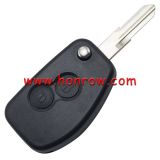 For Ren 2 button  modified  flip remote key blank