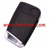For V 3 button remote key shell with HU149 Blade