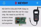KD Data collector ,easy to collect data from car for copy chip,no need to put KD-X2 antena close to the ignition coil any more
