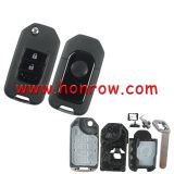 For Honda 2 button modified remote key shell 