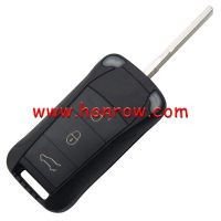 For Por Cayenne 3 button flip remote  key with ID46 Chip and 315Mhz