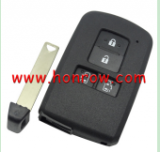 For Toy 4 button remote key shell with key blade