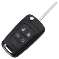 For Chevrolet 5 button remote key with 433mhz PCF7937E Chip