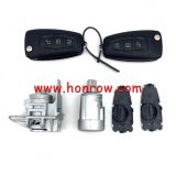 For Ford Focus AM5A R22050 DH/DJ full car door lock set with 2 remote keys 