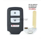 For Honda HR-V Fit 2+1 button Remote Control key 47 Chip 313.8MHz  FCC ID:KR5V1X A2C80084900