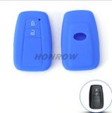 For Toyota 2 button silicon case blue color