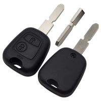 For Peu 2 button remote key blank with 406 key blade