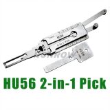 Original Lishi HU56 Old for Volvo lock pick and decoder  together  2 in 1 genuine with best quality