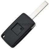 For Cit 407 blade 2 buttons flip remote key shell ( HU83 Blade - 2Button - No battery place )