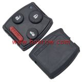 For Ho 3+1 remote control key blank with put chip place