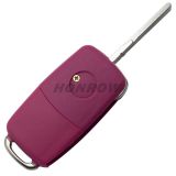 For V 3 button  waterproof  remote key blank with red color