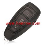 For Original Ford 3 button Keyless fiesta Remote key with 433Mhz ID49 chip J1BT-15K601-AD or AA. Original PCB+Aftermarket shell.