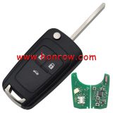 For Chevrolet 3 Button remote key with 433mhz PCF7937E Chip