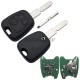 For Cit 2 button remote key with 406 blade 433Mhz PCF7961 Chip