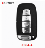 KEYDIY Remote key 3 button ZB04-4 smart key for KD900 URG200 KDX2 KD MAX