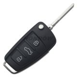 For Au A4 3 button flip remote key with 315Mhz